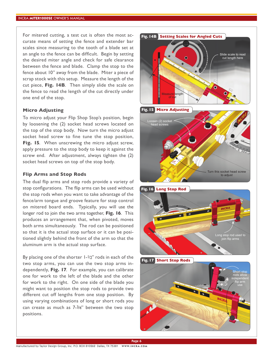 Between the two stop positions | INCRA Miter 1000SE User Manual | Page 6 / 8