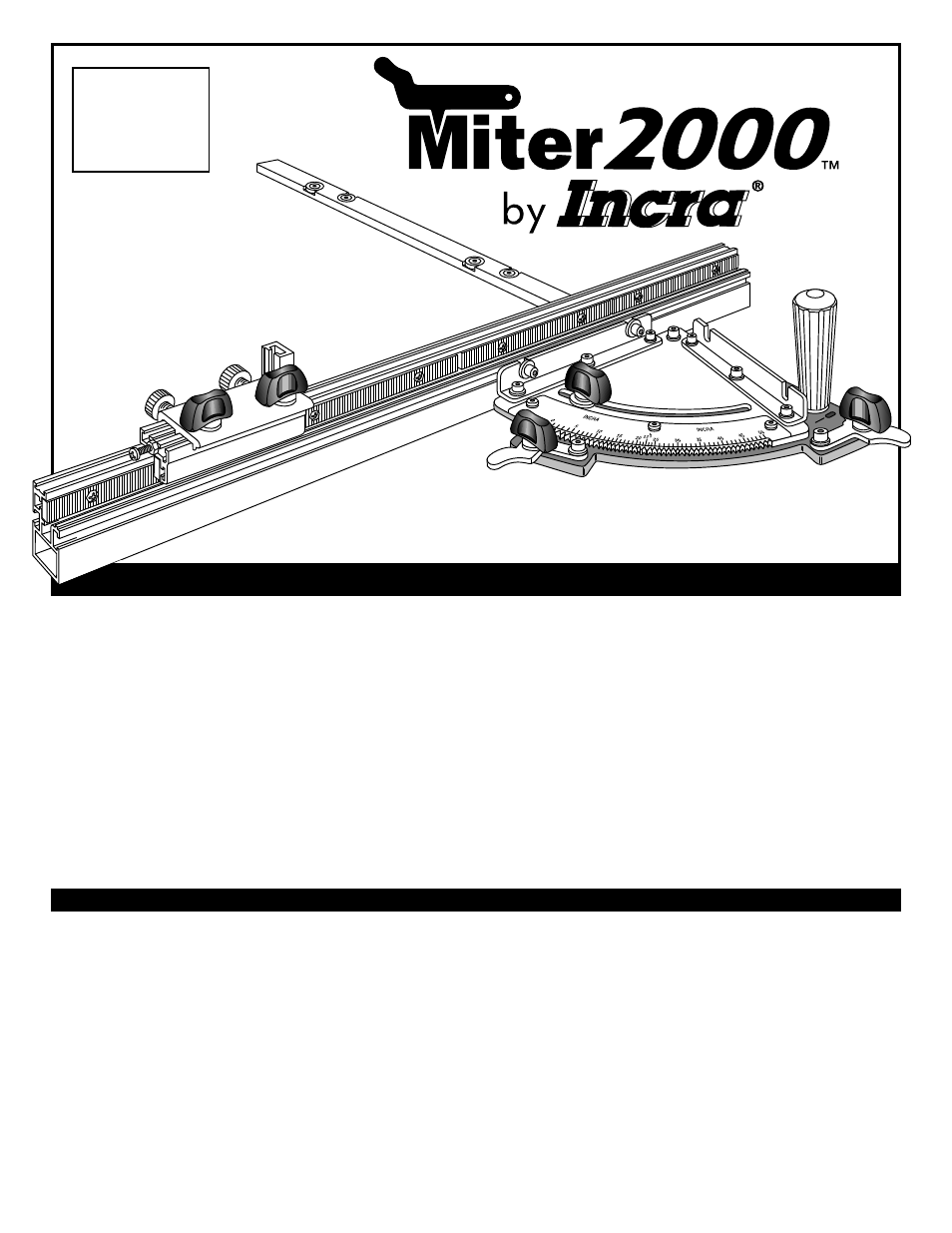 INCRA Miter 2000 User Manual | 8 pages