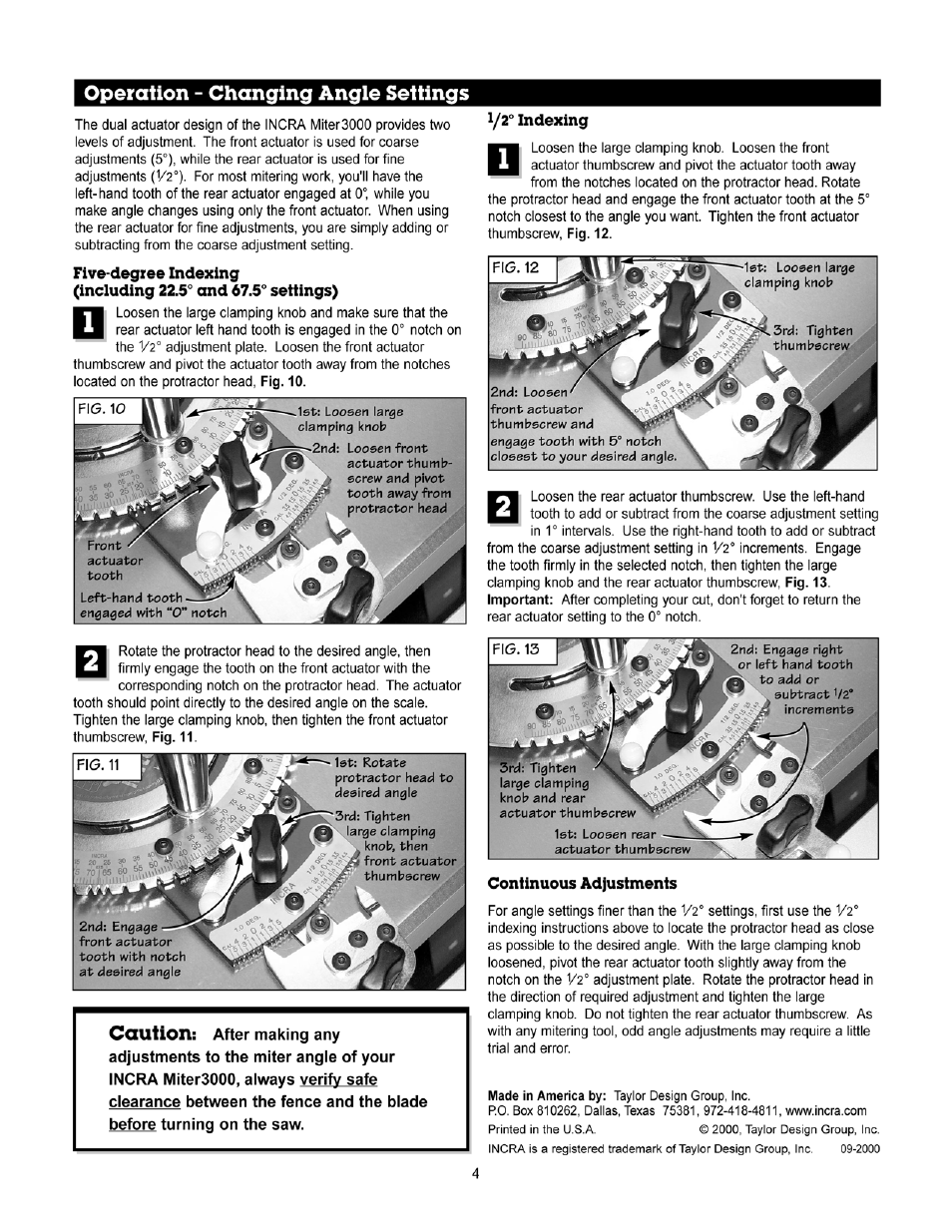 INCRA Miter 3000SE User Manual | Page 4 / 7