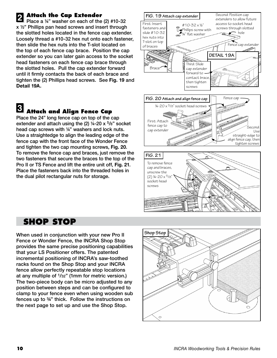 Shop stop | INCRA LS Positioner User Manual | Page 10 / 16