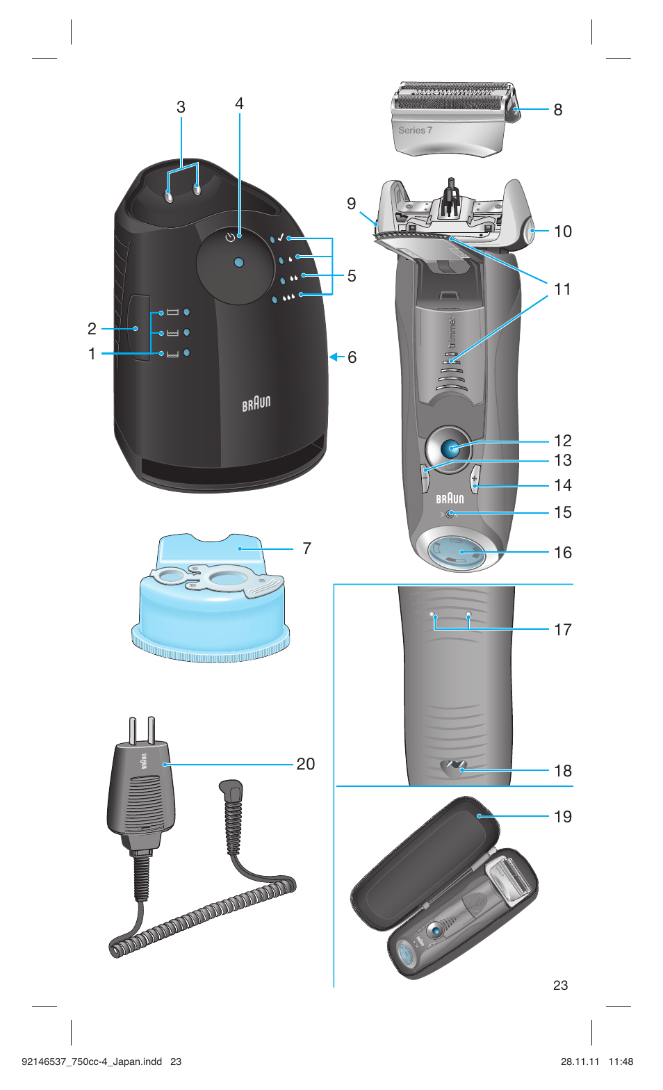 Braun 750CC-4 User Manual | Page 23 / 32