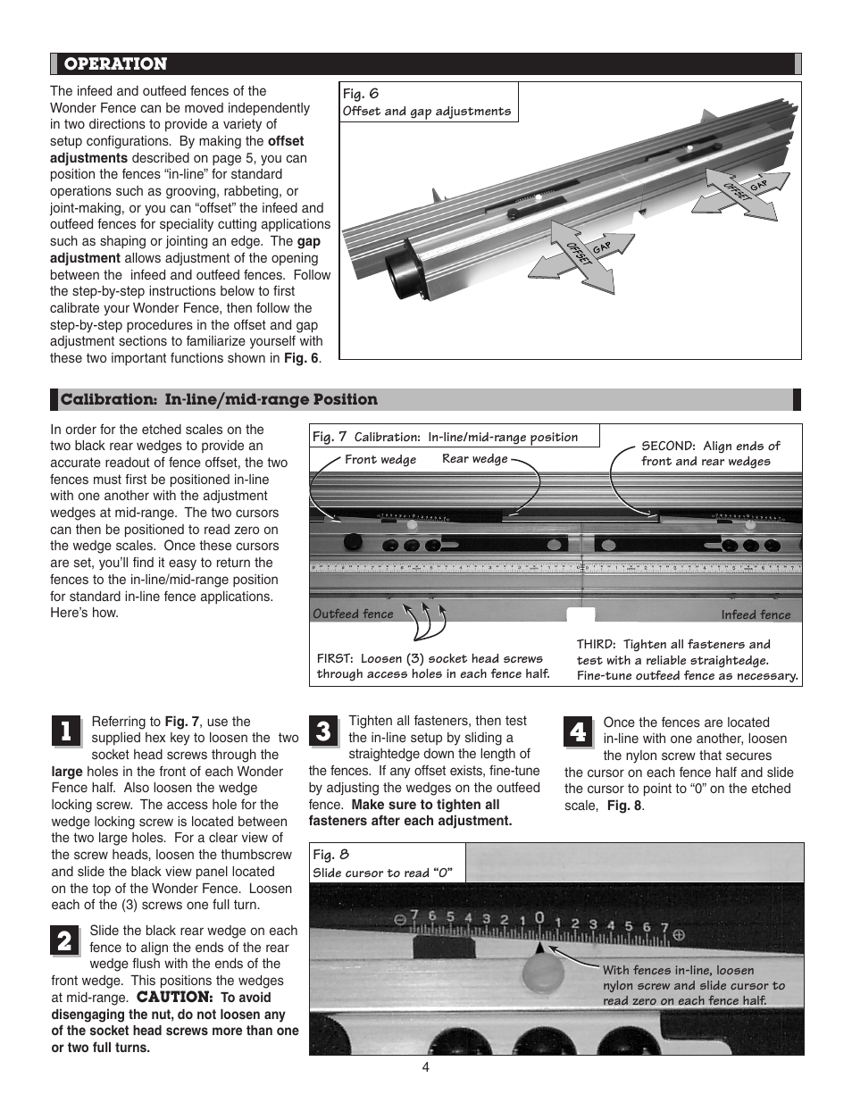 INCRA Wonder Fence User Manual | Page 4 / 12
