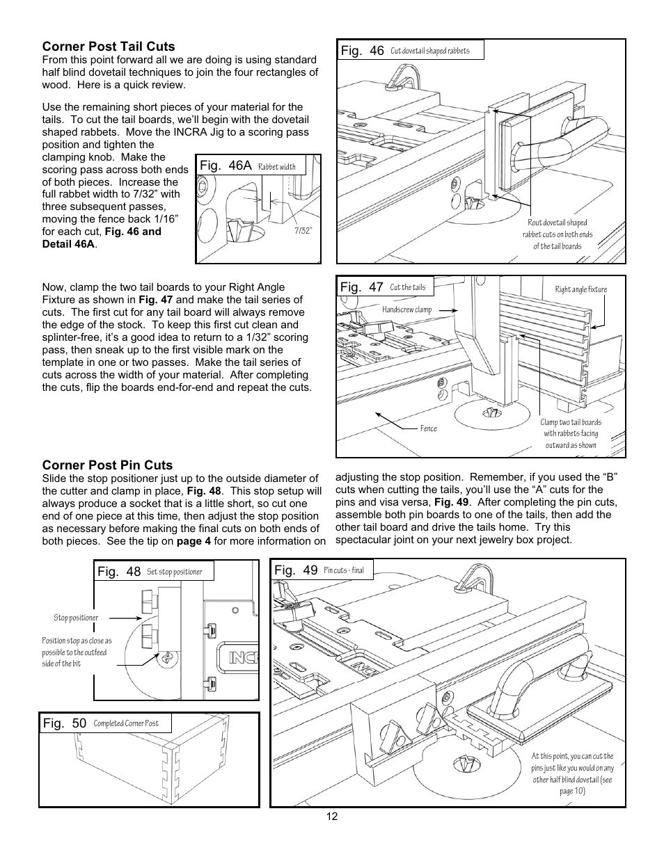 INCRA Jig User Manual | Page 12 / 16