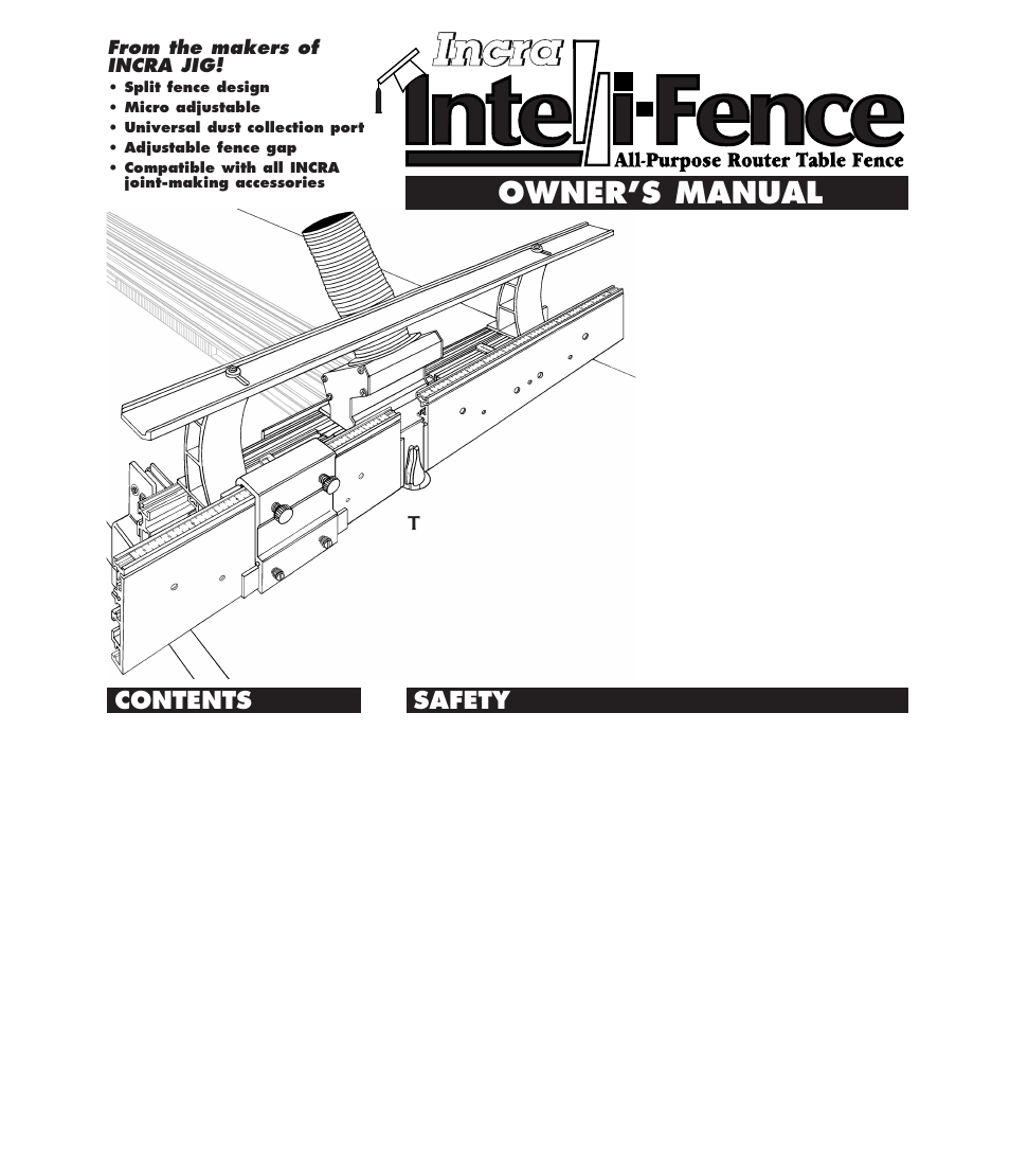 INCRA Intelli-Fence User Manual | 8 pages