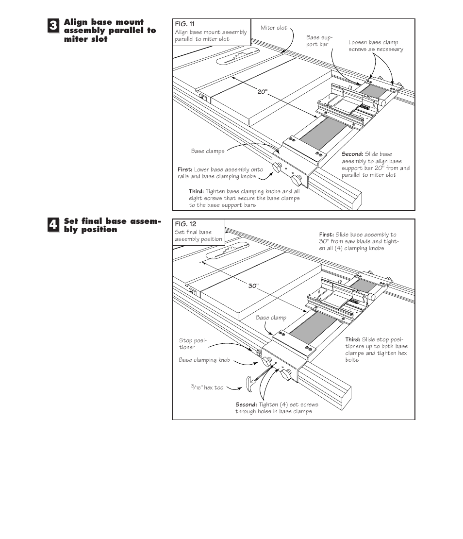 INCRA TS-II Table Saw Fence User Manual | Page 7 / 12