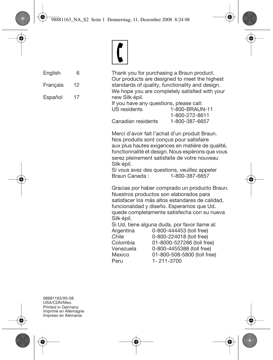 Braun SILK-EPIL 5316 User Manual | Page 2 / 21