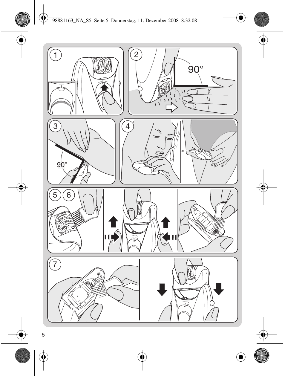 Braun SILK-EPIL 5316 User Manual | Page 4 / 21