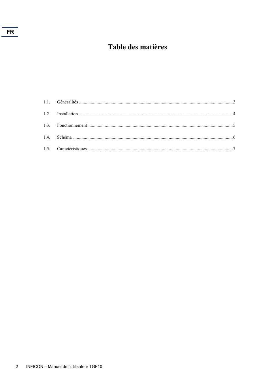 INFICON TGF10 Tracer Gas Filler User Manual | Page 12 / 36