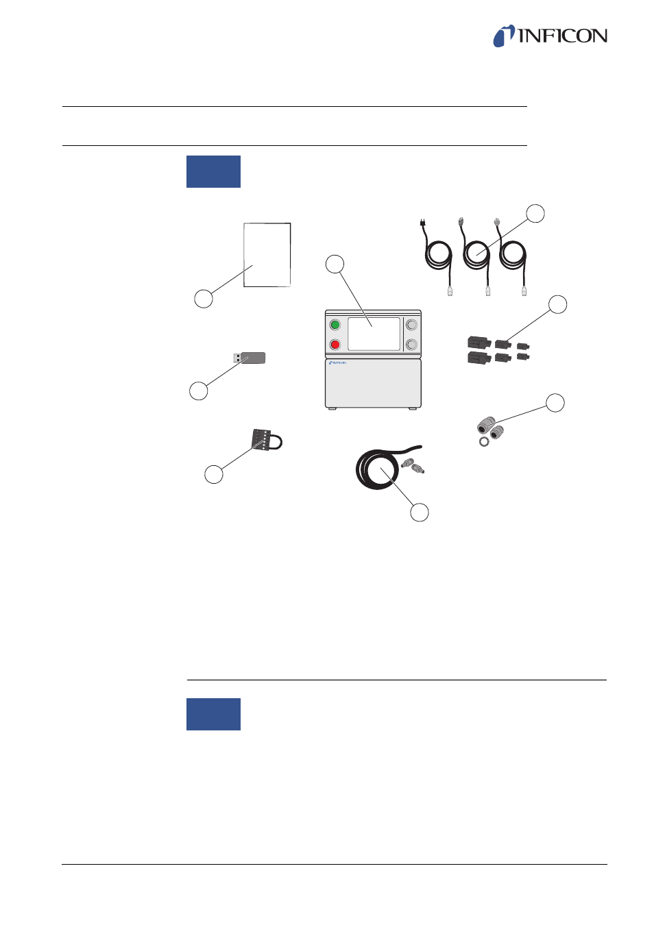 2 equipment and storage, 1 supplied equipment, Supplied equipment | Equipment and storage | INFICON Sensistor ILS500F Leak Detection System User Manual | Page 10 / 90