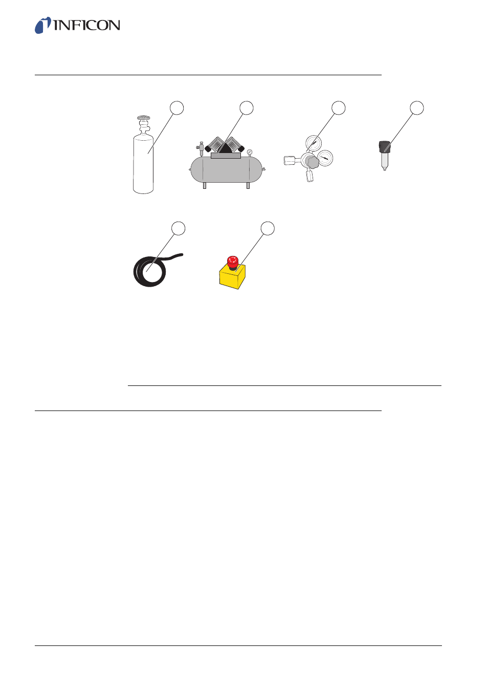 2 required equipment, Required equipment, 3 storage | Storage | INFICON Sensistor ILS500F Leak Detection System User Manual | Page 11 / 90