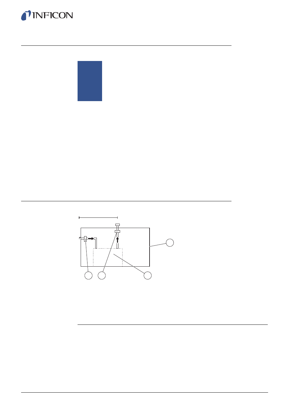 4 connect external leak detector, Connect external ish2000, Connect external t-guard | 5 set up test area, Test area recommendation, Connect external leak detector, Set up test area | INFICON Sensistor ILS500F Leak Detection System User Manual | Page 25 / 90