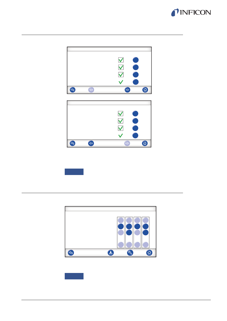 3 test settings, 1 tooling connection, Test settings | INFICON Sensistor ILS500F Leak Detection System User Manual | Page 40 / 90