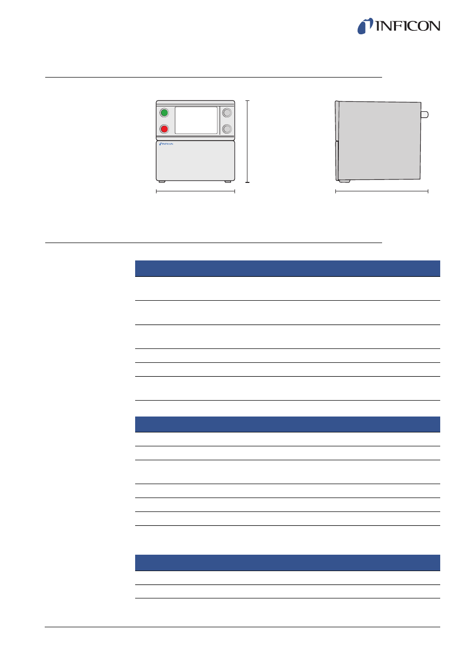 11 technical data, 1 electrical specifications, Technical data | Electrical specifications | INFICON Sensistor ILS500F Leak Detection System User Manual | Page 71 / 90