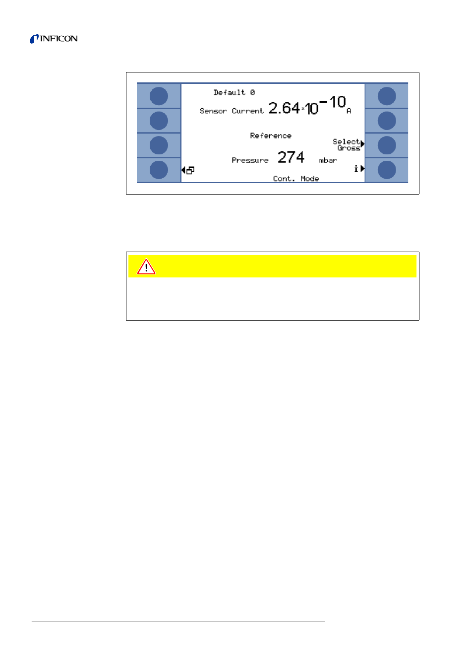 4 switching off, 5 standby, 6 helium contamination | Switching off, Standby, Helium contamination, Caution | INFICON T-Guard Leak Detection Sensor User Manual | Page 52 / 85