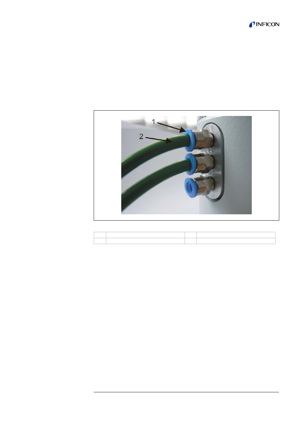 2 replacing hoses, Replacing hoses | INFICON T-Guard Leak Detection Sensor User Manual | Page 69 / 85