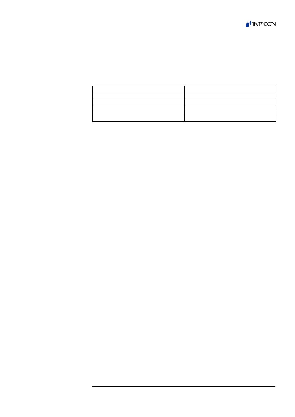2 rs232 ascii interface protocol, 1 communication parameters, 2 command format | Rs232 ascii interface protocol, Communication parameters, Command format, 2rs232 ascii interface protocol, 1 communication parameters 2.2 command format | INFICON T-Guard Leak Detection Sensor Interface description User Manual | Page 5 / 40