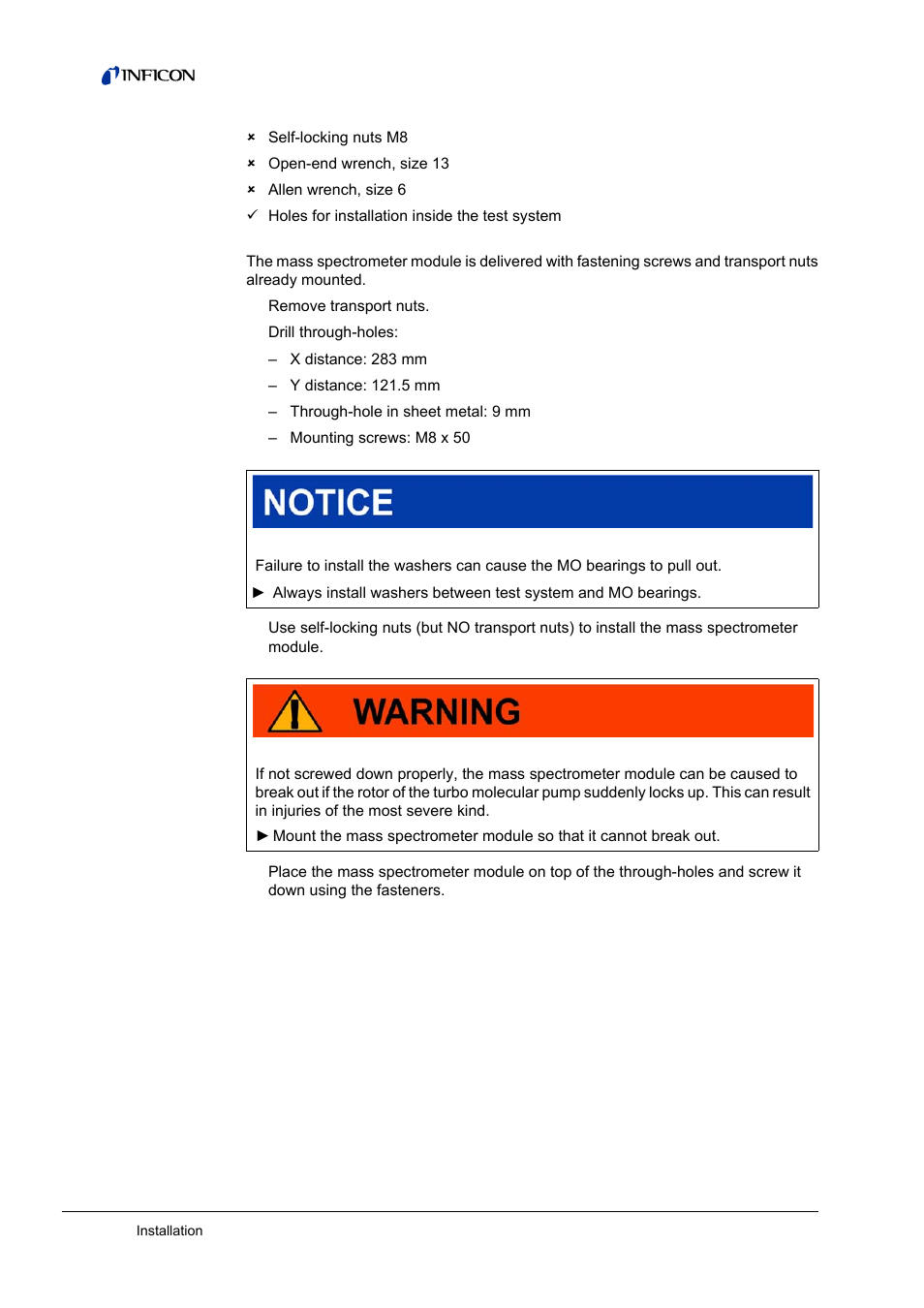 INFICON LDS3000 Modular Leak Detector User Manual | Page 18 / 52