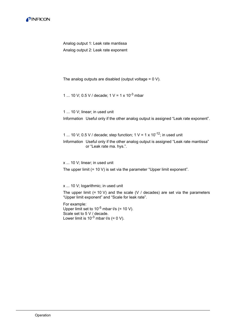 Factory layout, Possible layouts, 1 factory layout | 2 possible layouts | INFICON LDS3000 Modular Leak Detector User Manual | Page 22 / 52