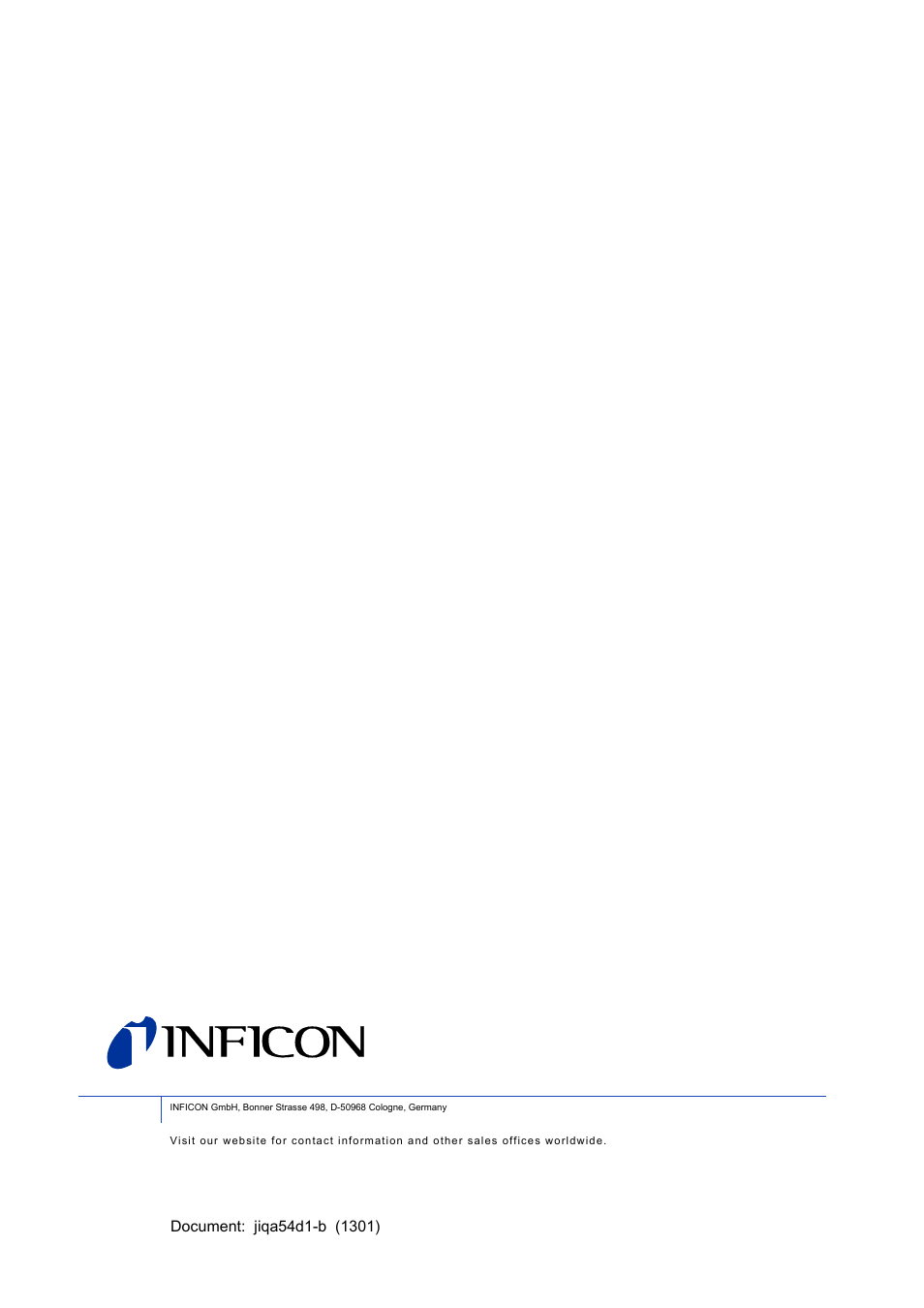 INFICON LDS3000 Modular Leak Detector User Manual | Page 52 / 52