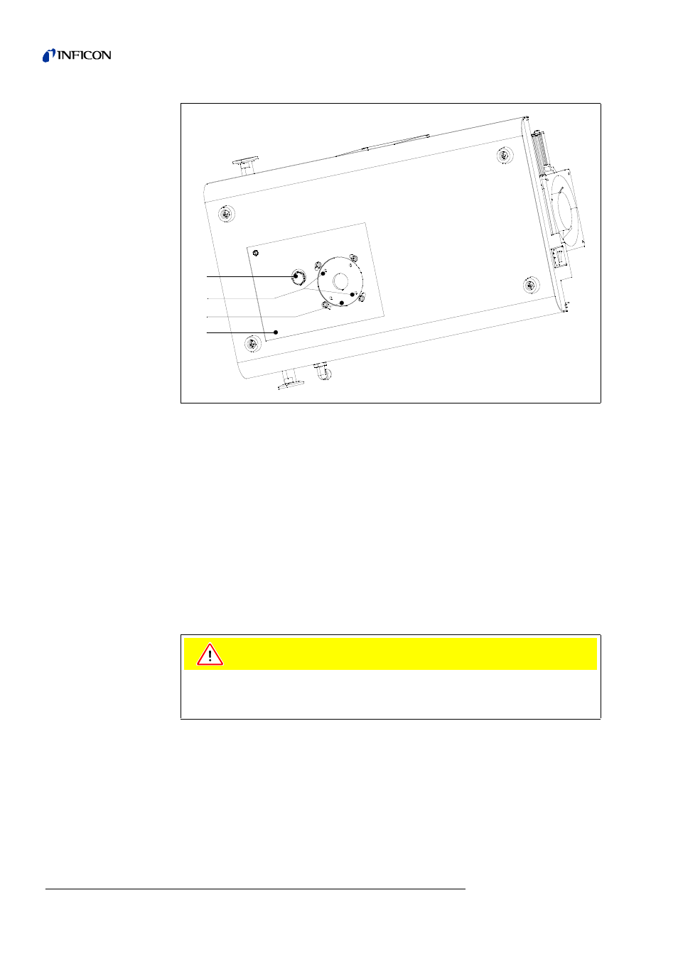 Caution | INFICON Helium Leak Detector Modul1000 User Manual | Page 80 / 130