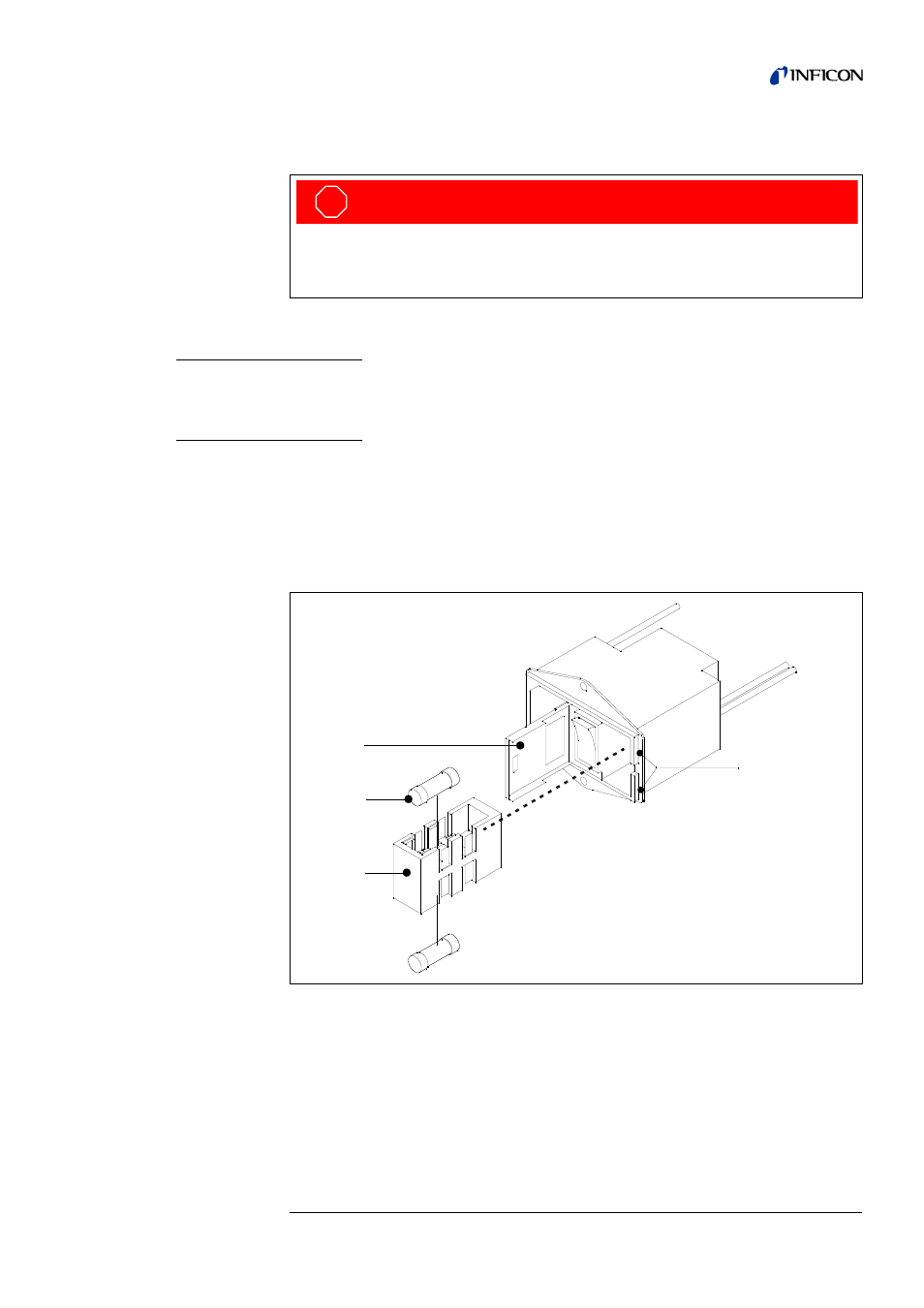 2 replace mains fuse, Replace mains fuse, Danger | INFICON Helium Leak Detector Modul1000 User Manual | Page 83 / 130