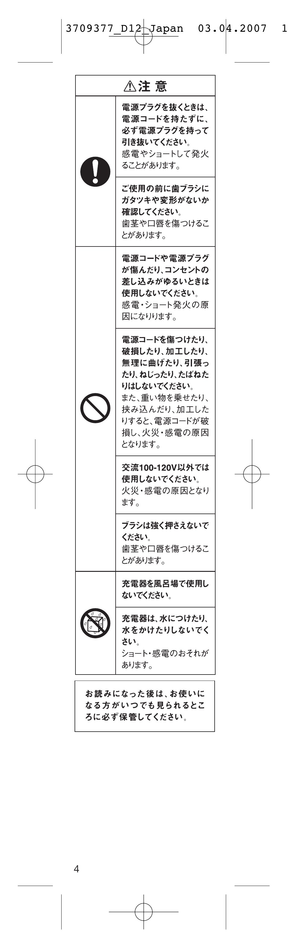 Braun D12013 W User Manual | Page 4 / 13