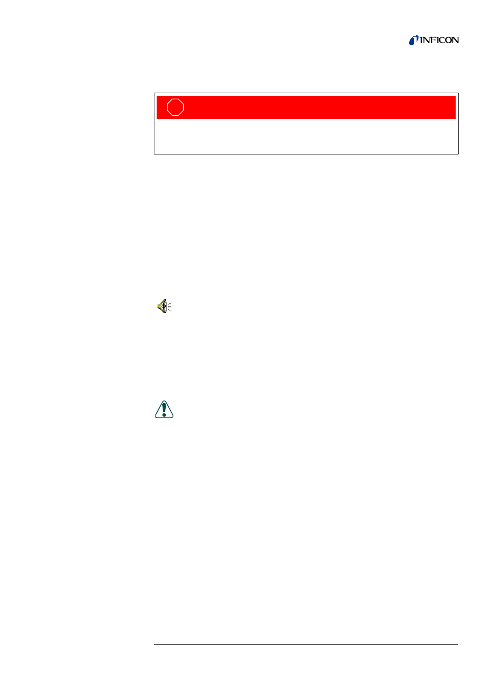 Speaker volume, Status line in the display, 2 speaker volume | 3 status line in the display, Danger | INFICON UL5000 Dry Helium Leak Detector User Manual | Page 43 / 108