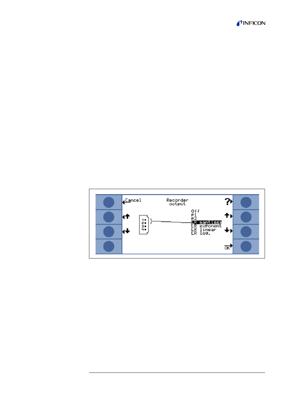 Recorder output, 2 recorder output | INFICON UL5000 Dry Helium Leak Detector User Manual | Page 65 / 108