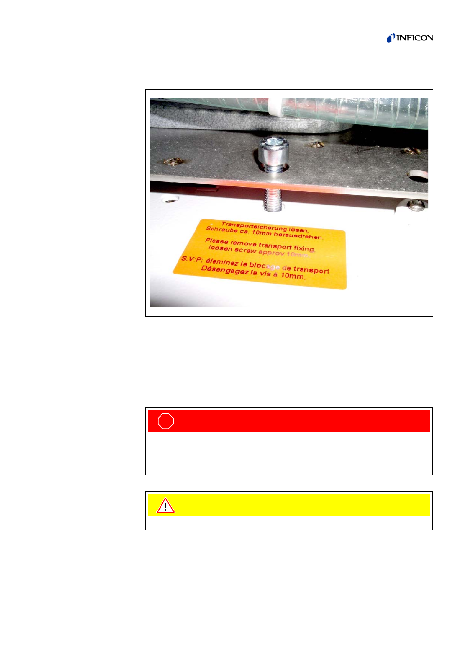 Working location, 2 working location, Danger | Caution | INFICON UL1000 Helium leak detector User Manual | Page 23 / 119
