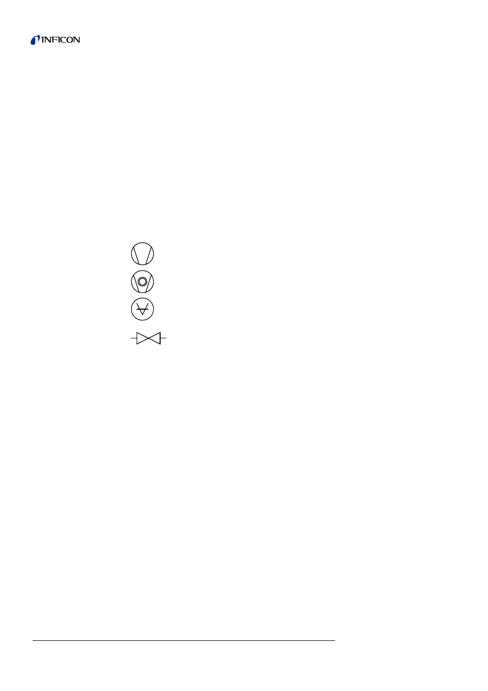 Indications 8, Symbols of vacuum technology, Definiton of terms | 2 indications, 3 symbols of vacuum technology, 4 definiton of terms | INFICON UL1000 Helium leak detector User Manual | Page 8 / 119