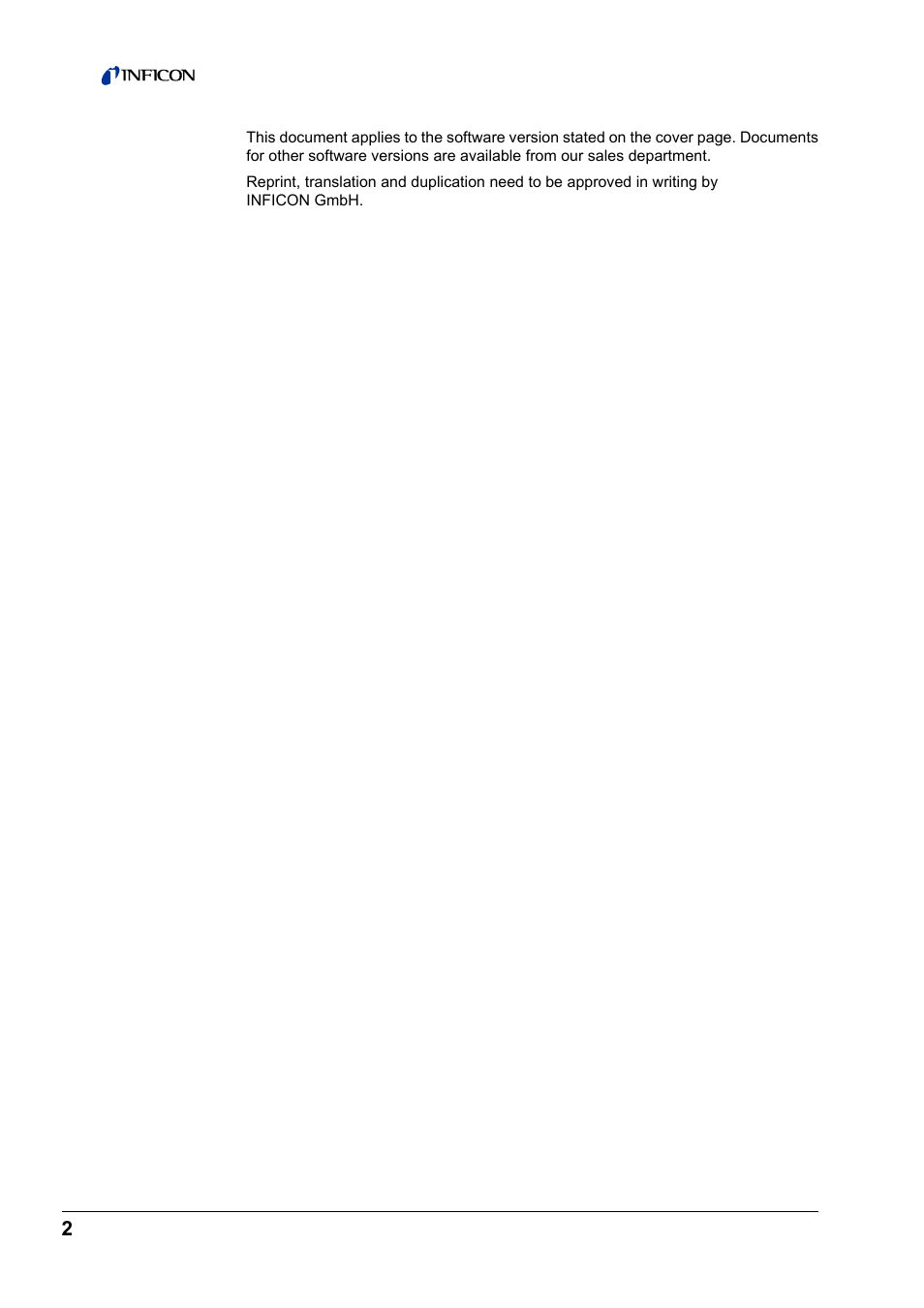 INFICON IO1000 I/O module User Manual | Page 2 / 18