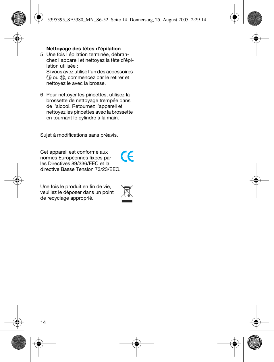 Braun SILK-??PI X'ELLE 5380 User Manual | Page 13 / 51