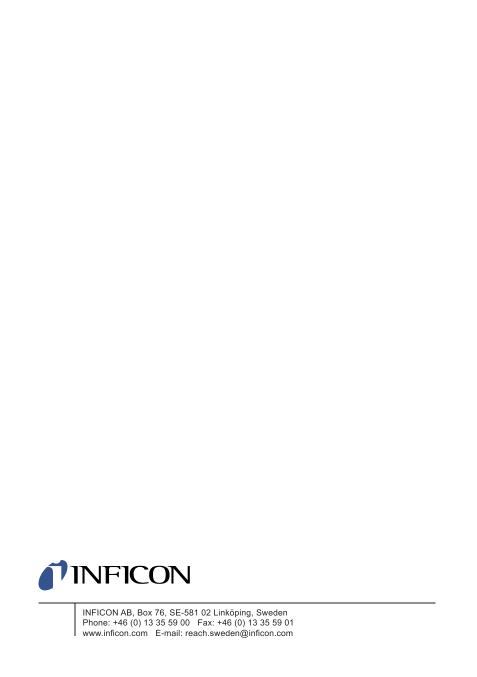 INFICON Sensistor XRS9012 Hydrogen Leak Detector User Manual User Manual | Page 28 / 28