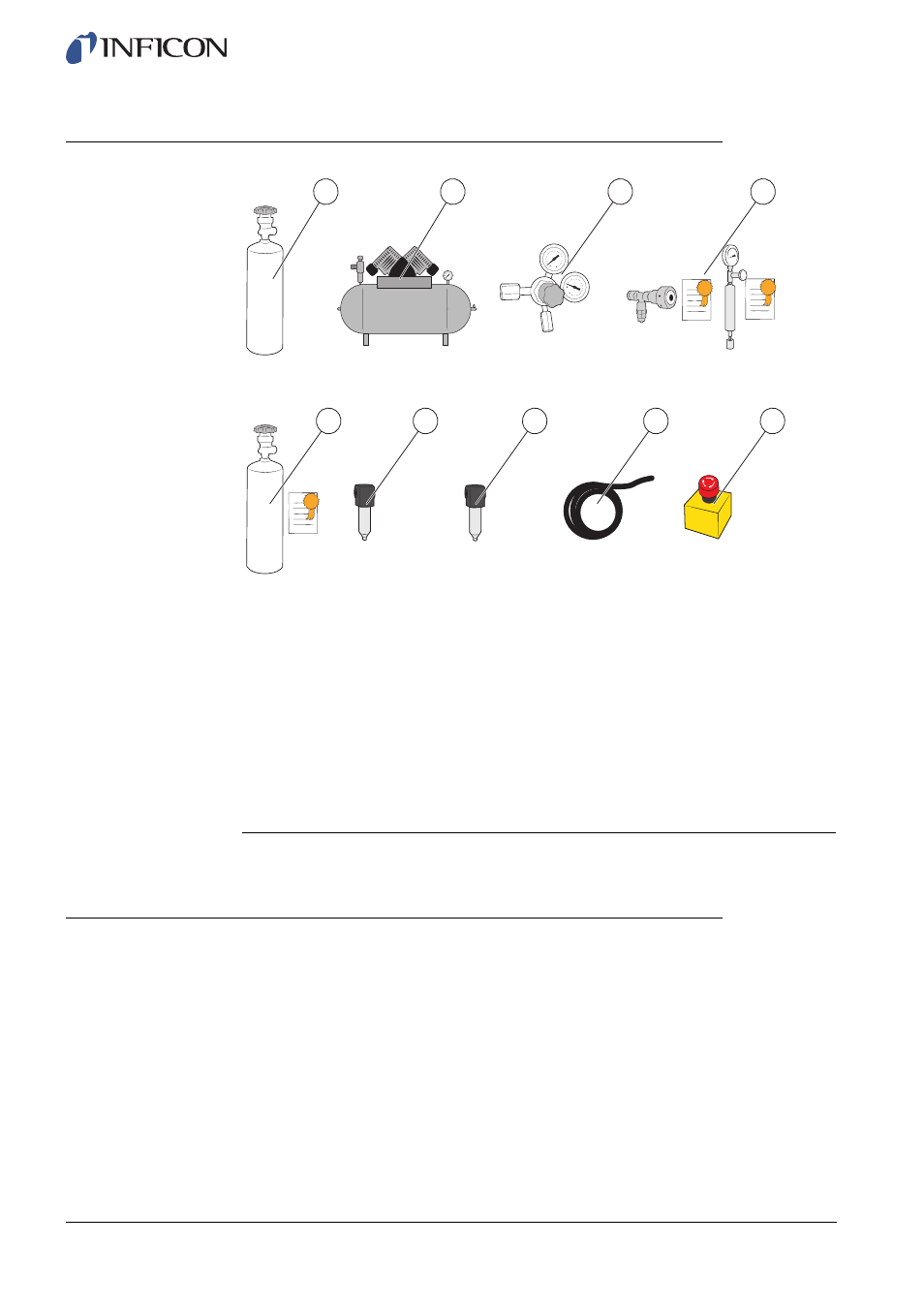 2 required equipment, 3 storage, Required equipment | Storage | INFICON Sensistor ILS500 Leak Detection System User Manual | Page 12 / 107