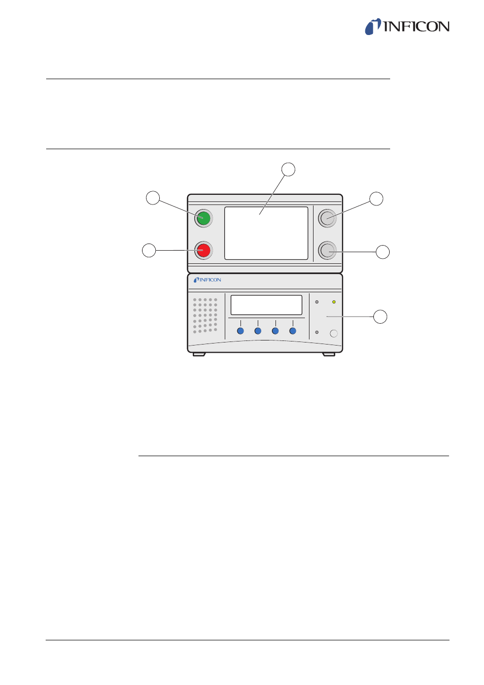 3 ils500 description, 1 front view, Ils500 description | Front view, 3ils500 description | INFICON Sensistor ILS500 Leak Detection System User Manual | Page 13 / 107