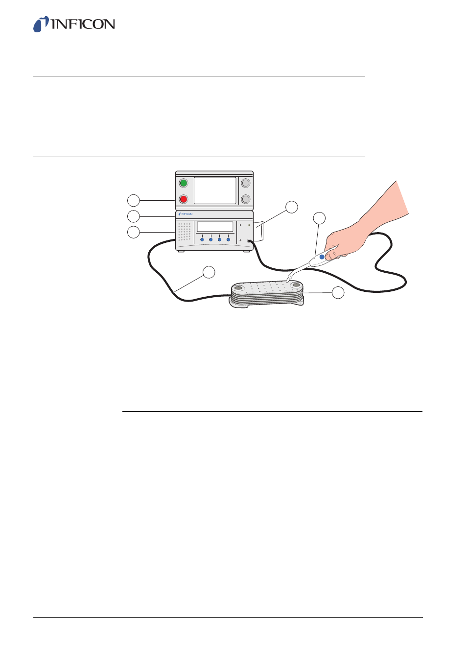 5 system examples, 1 simple hand probe system, System examples | Simple hand probe system, 5system examples | INFICON Sensistor ILS500 Leak Detection System User Manual | Page 20 / 107
