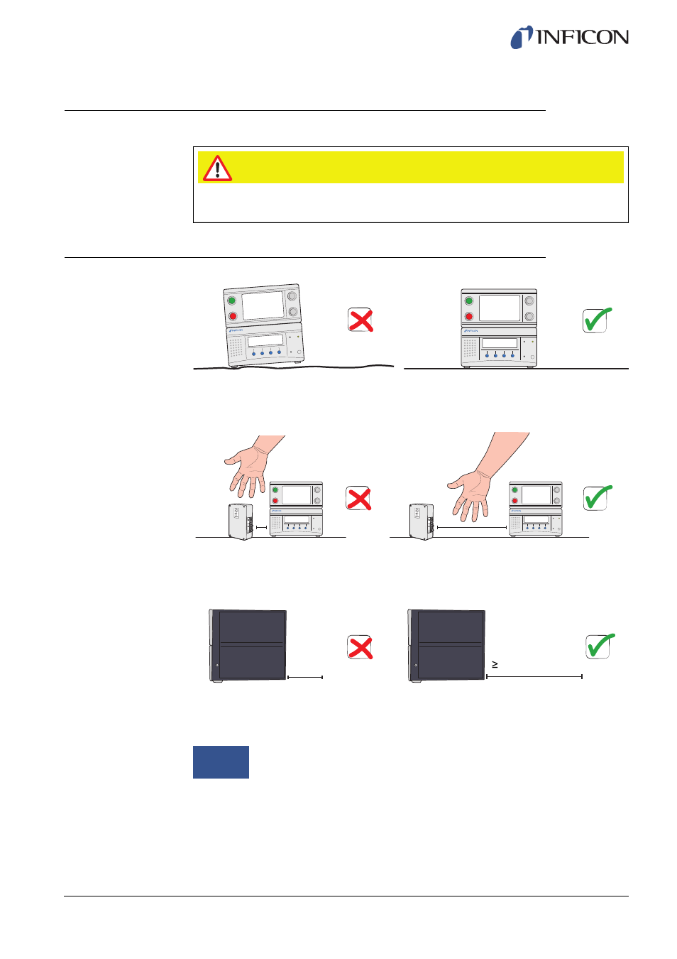 6 setup, 1 placement of the ils500, Setup | Placement of the ils500, 6setup | INFICON Sensistor ILS500 Leak Detection System User Manual | Page 23 / 107