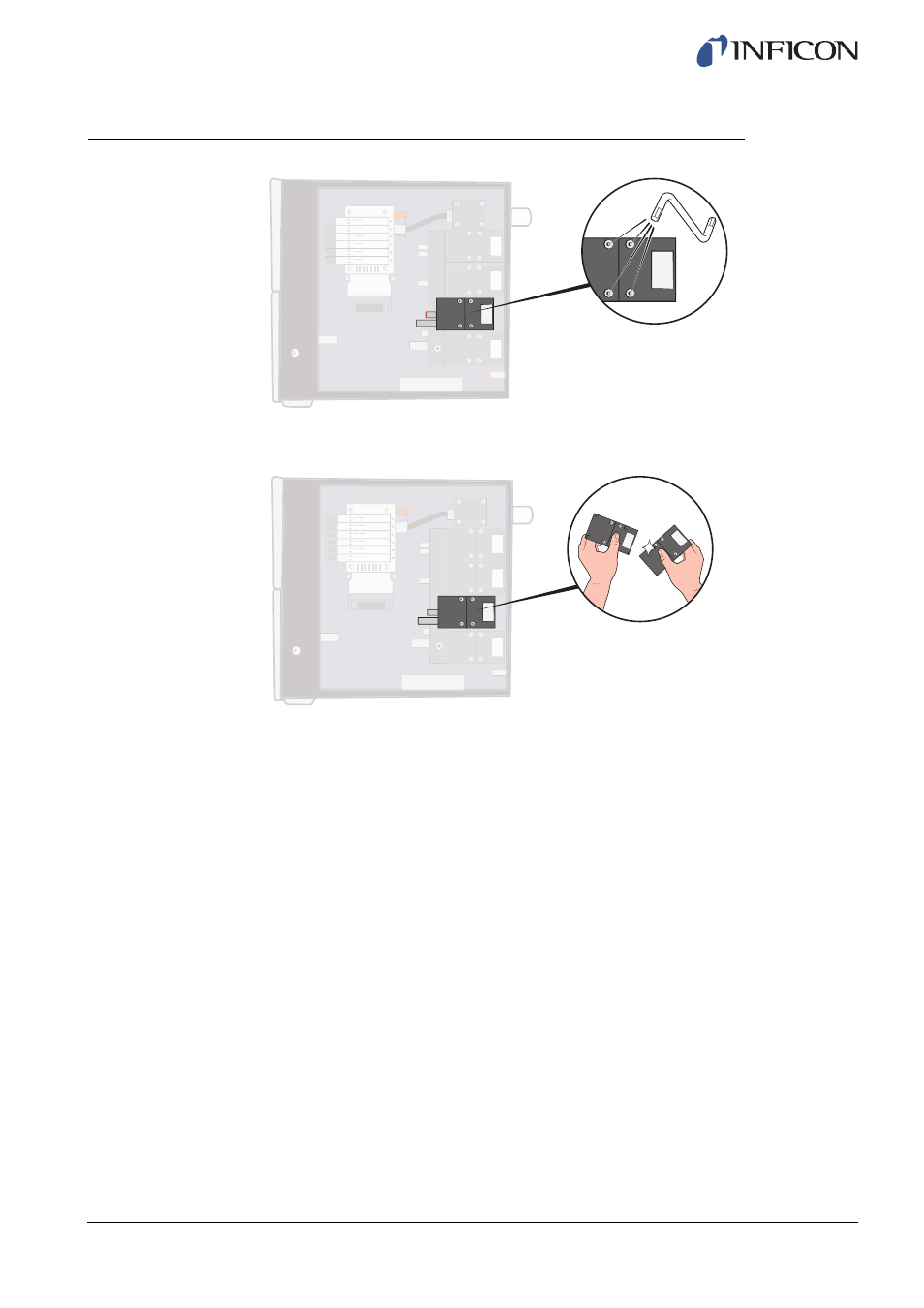 5 replacing gas valves | INFICON Sensistor ILS500 Leak Detection System User Manual | Page 81 / 107