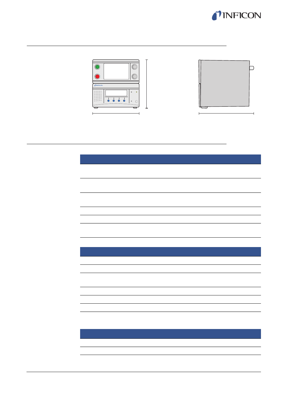 14 technical data, 1 electrical specifications, Technical data | Electrical specifications | INFICON Sensistor ILS500 Leak Detection System User Manual | Page 85 / 107