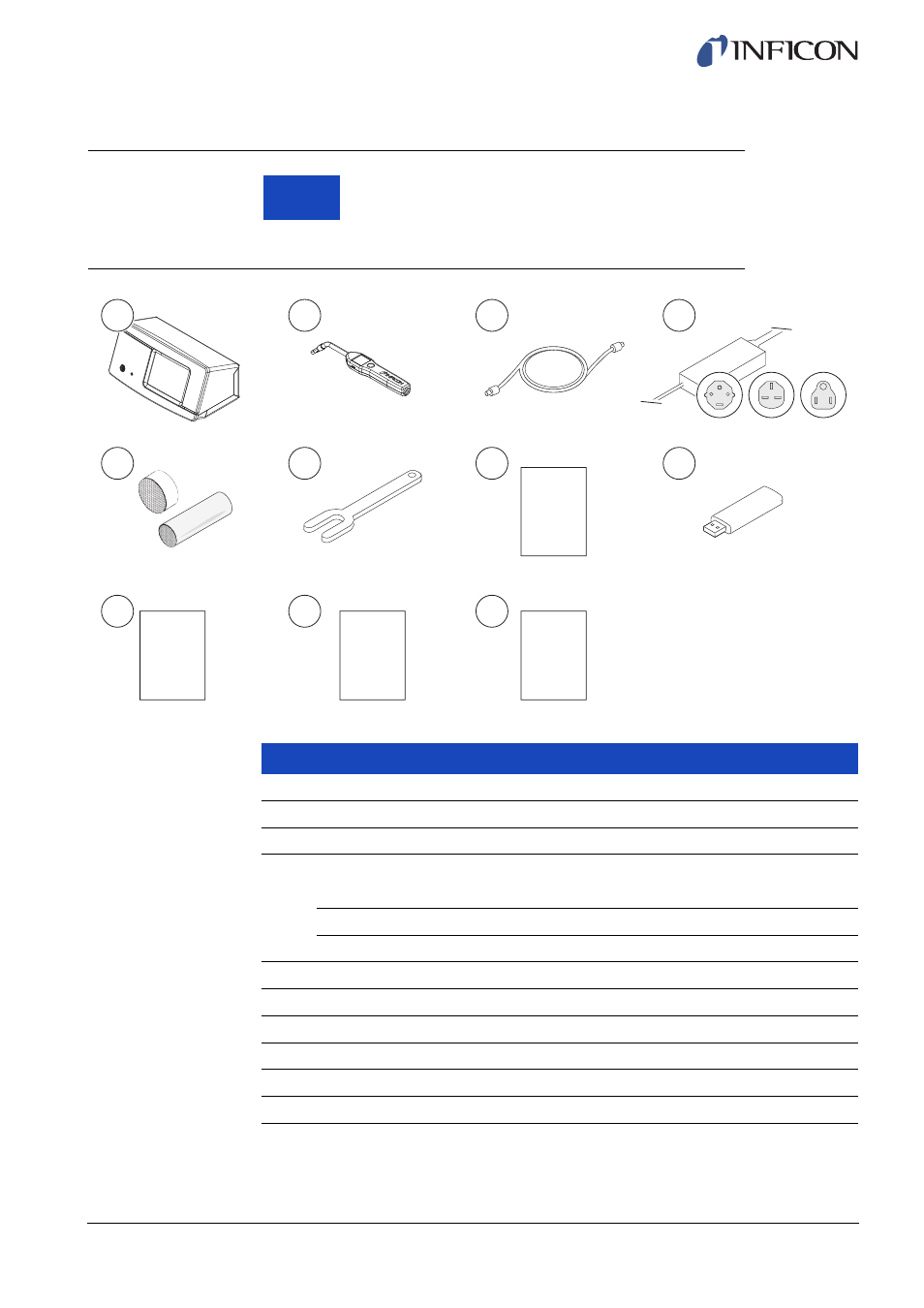 2 equipment and storage, Notice, 1 supplied equipment desktop model | Equipment and storage, Supplied equipment desktop model, 2equipment and storage | INFICON Sensistor Sentrac Hydrogen Leak Detector User Manual | Page 11 / 86