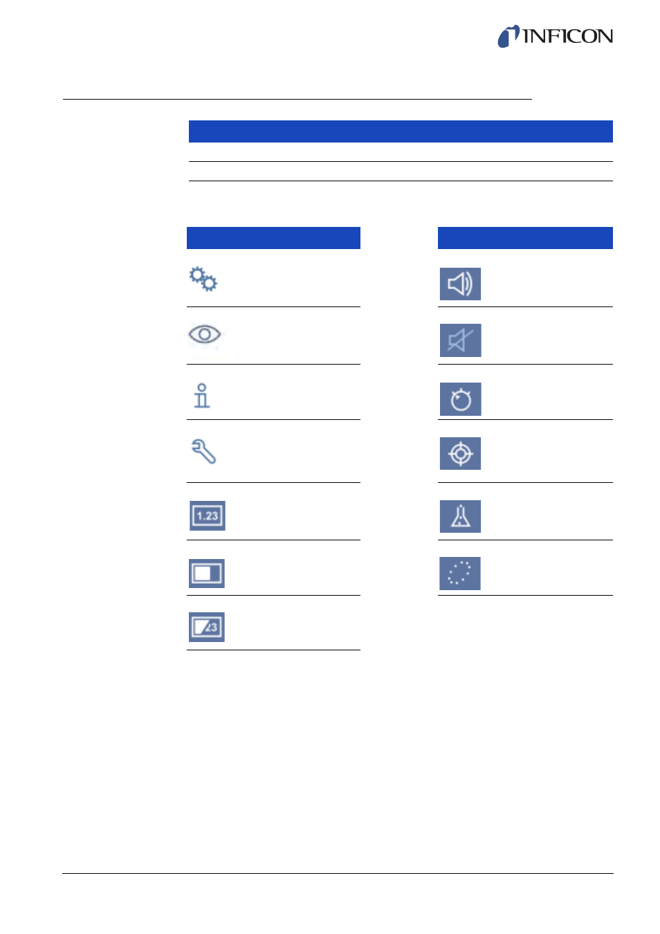 2 menu buttons, Menu buttons | INFICON Sensistor Sentrac Hydrogen Leak Detector User Manual | Page 31 / 86