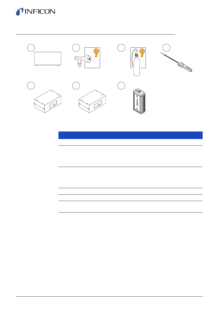 2 accessories, Accessories | INFICON Sensistor Sentrac Hydrogen Leak Detector User Manual | Page 76 / 86