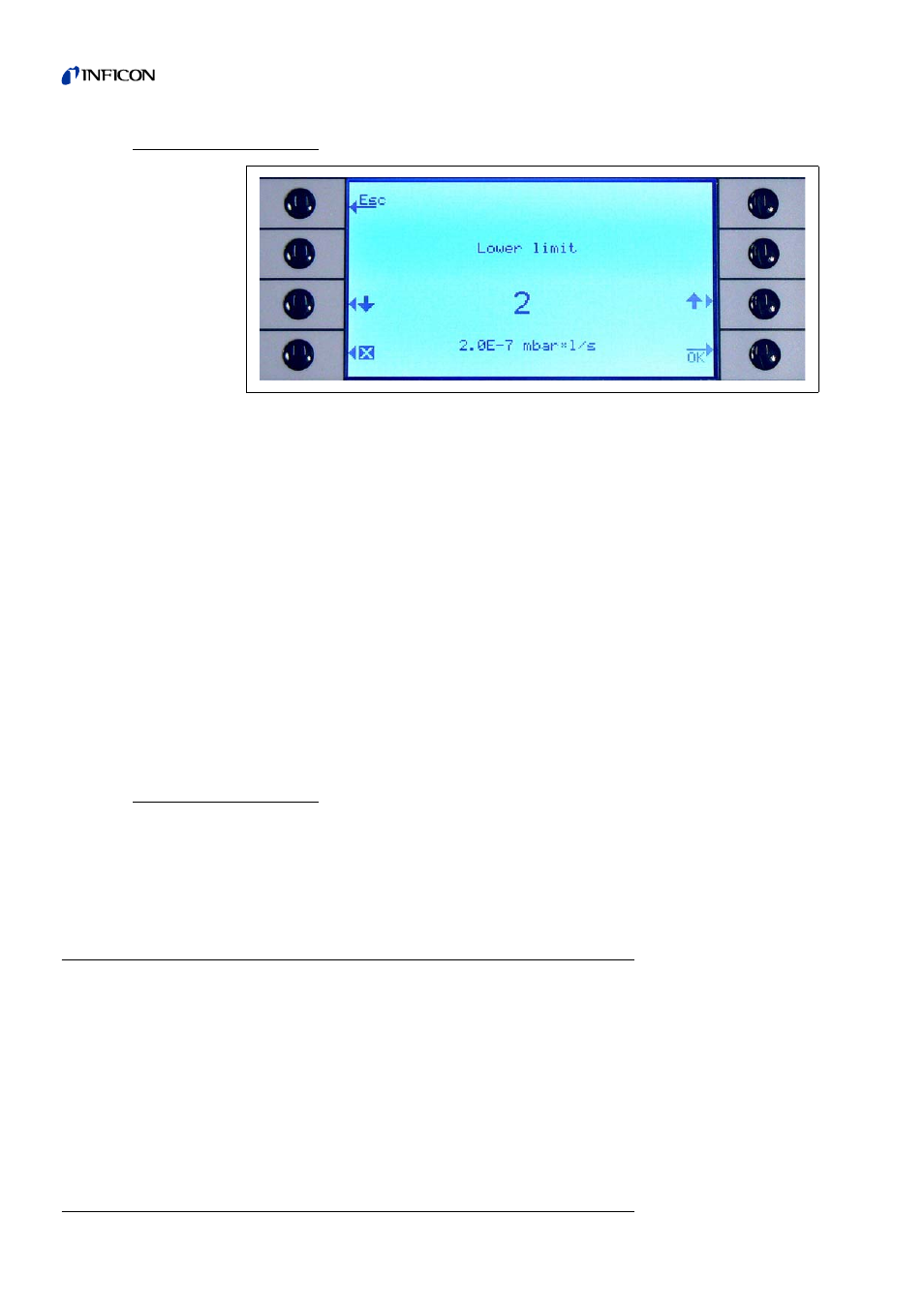 Selecting a set of gas parameters, 2 selecting a set of gas parameters | INFICON Protec P3000(XL) Helium Leak Detector User Manual | Page 62 / 132