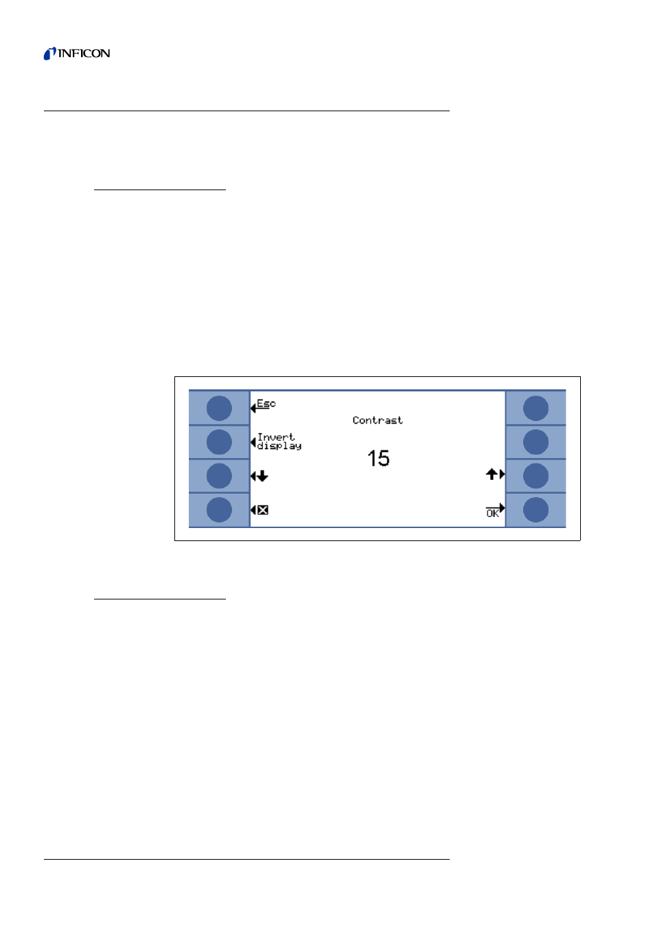 Display settings, 3 display settings | INFICON Protec P3000(XL) Helium Leak Detector User Manual | Page 72 / 132