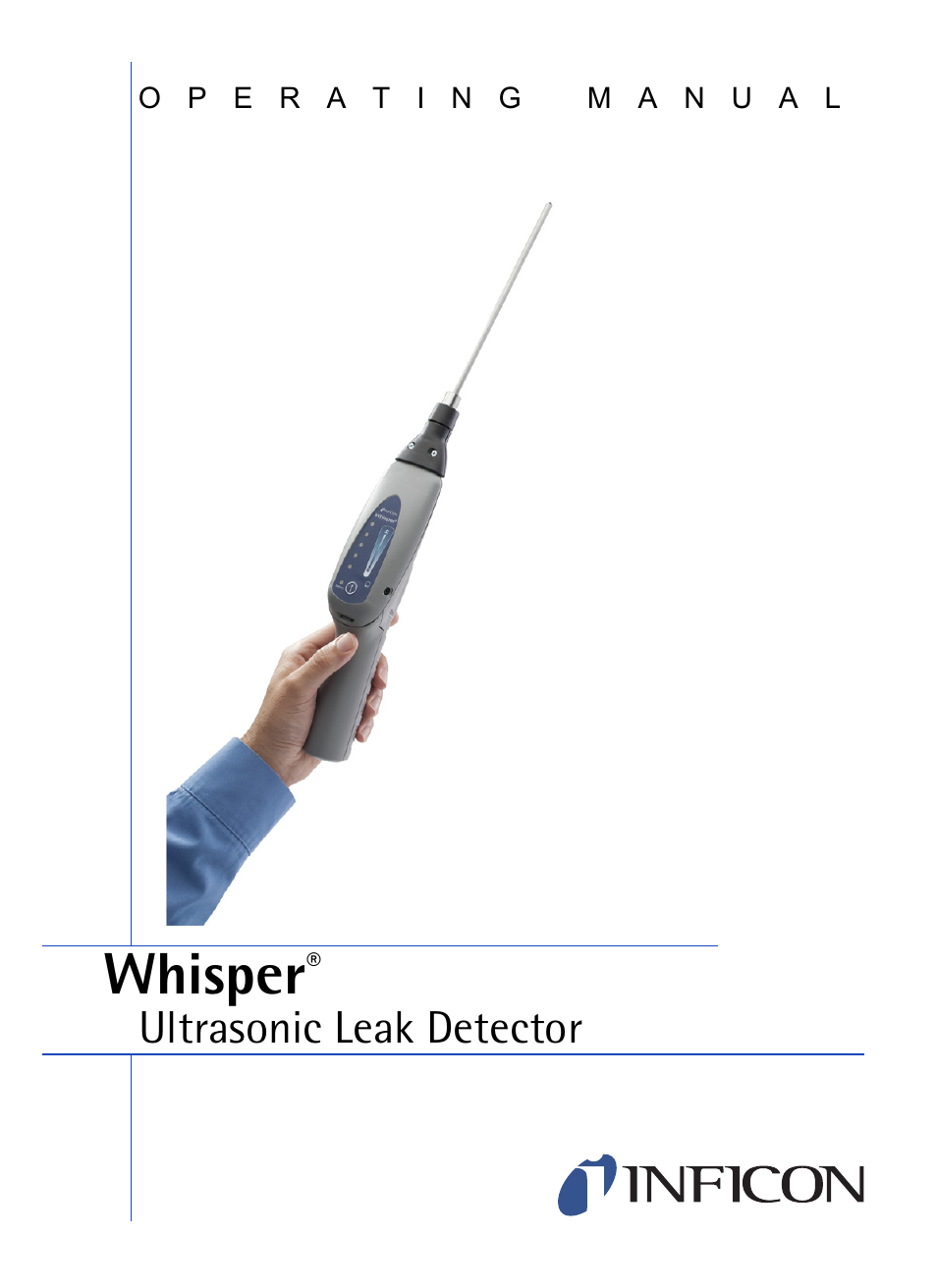 INFICON Whisper Ultrasonic Leak Detector User Manual | 8 pages