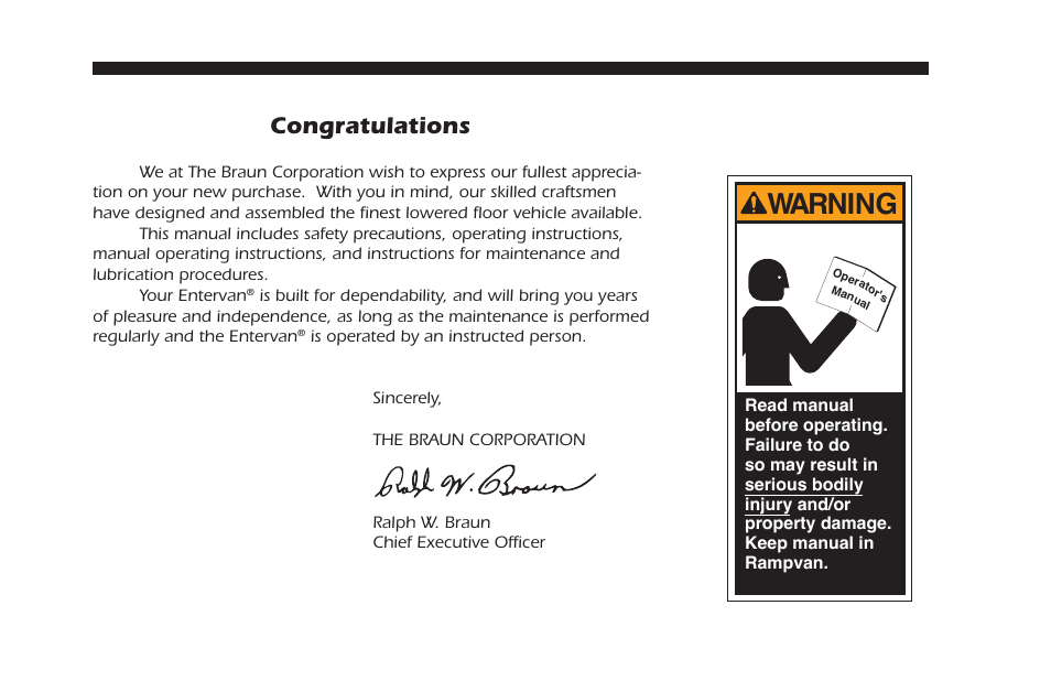 Warning | Braun 34443 User Manual | Page 2 / 62