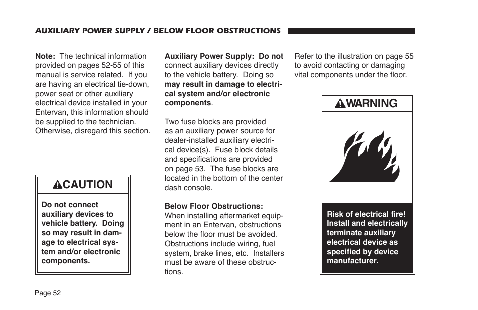 Warning, Caution | Braun 34443 User Manual | Page 54 / 62