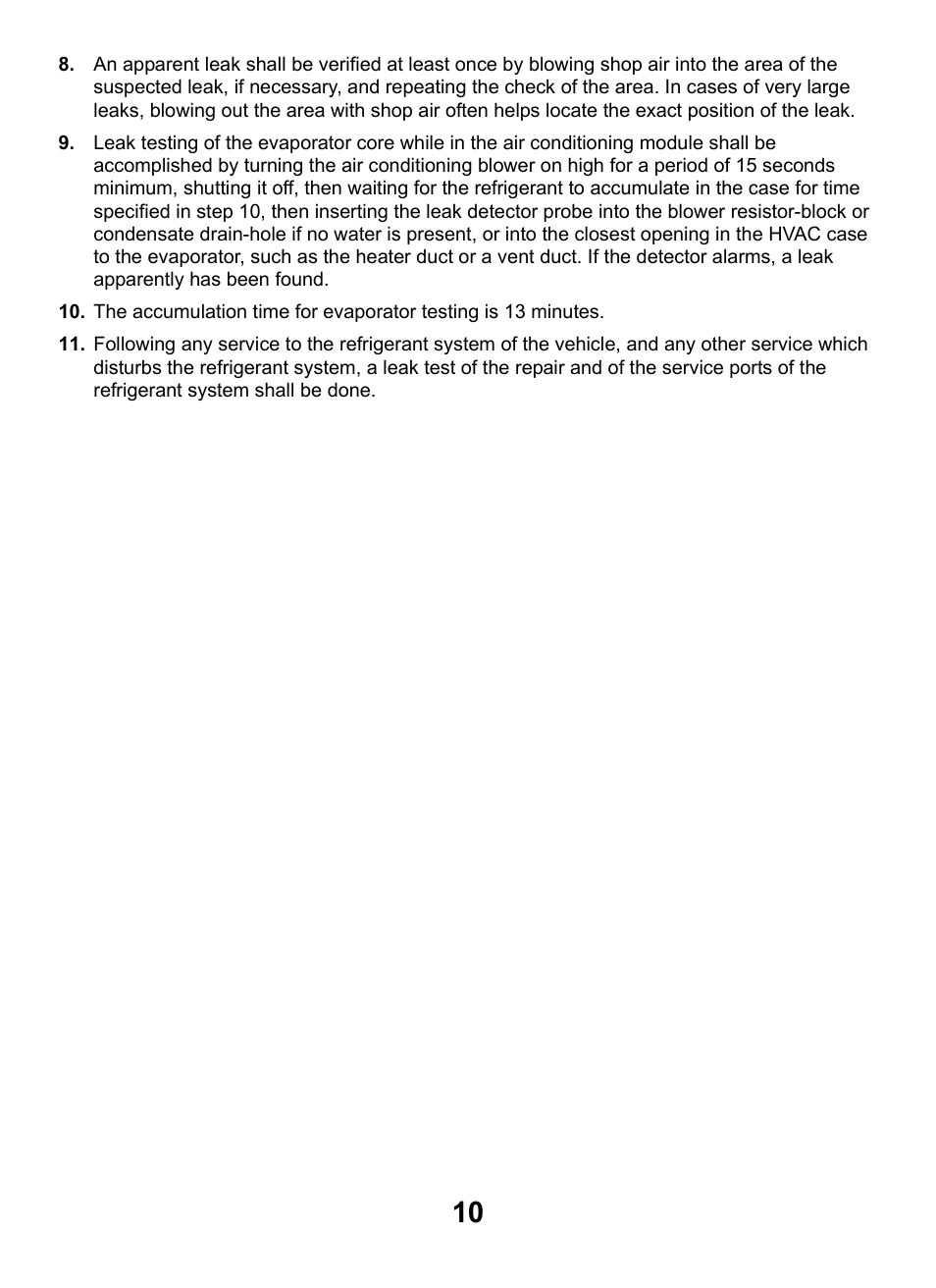 INFICON TEK-Mate Refrigerant Leak Detector User Manual | Page 10 / 12