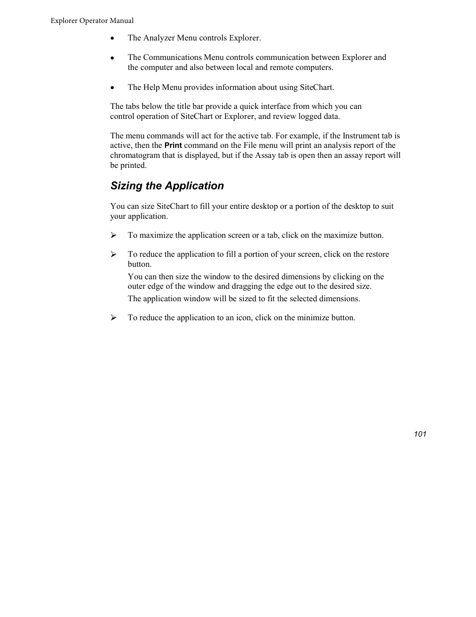 Sizing the application | INFICON Explorer Portable Gas Chromatograph User Manual | Page 103 / 369