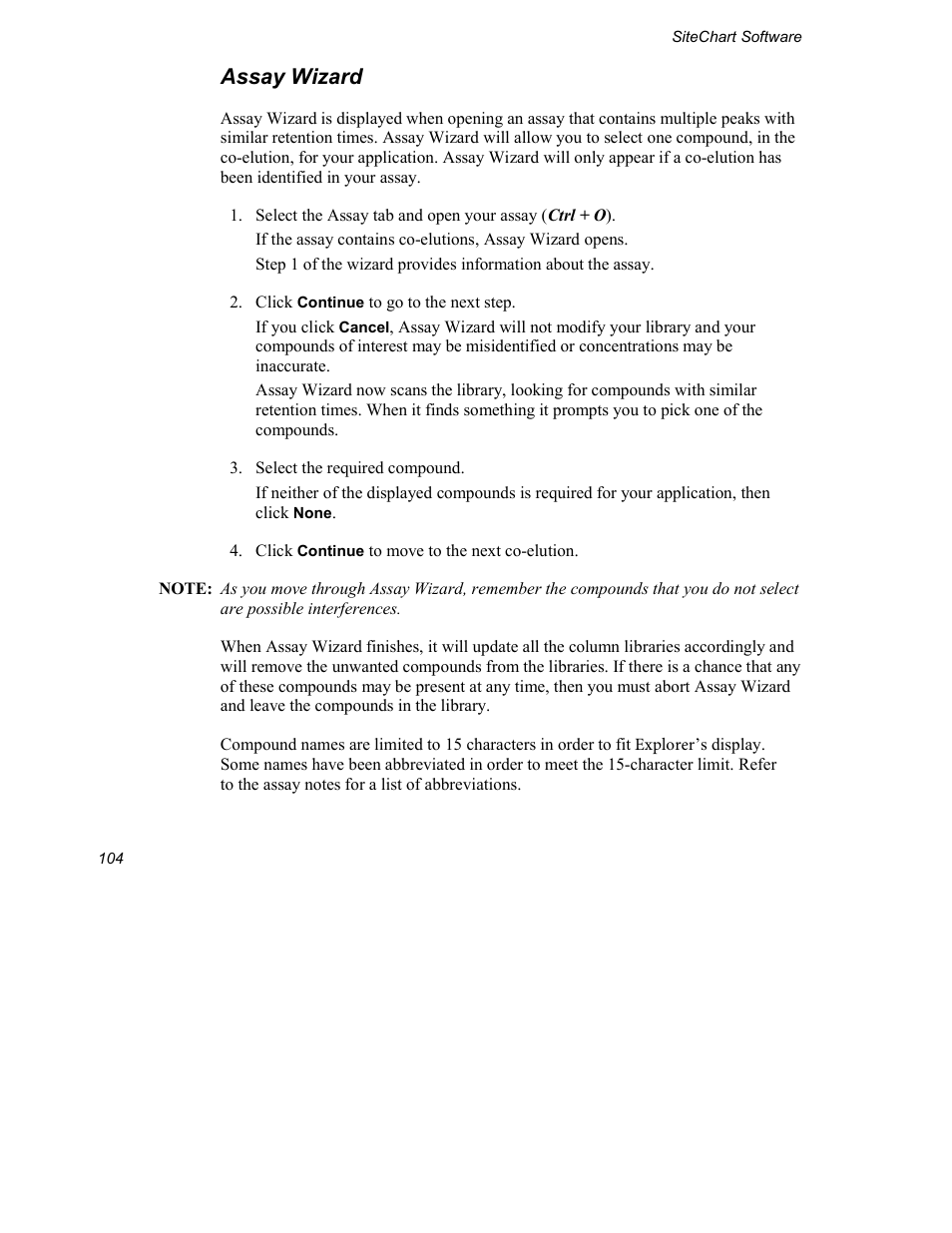 Assay wizard | INFICON Explorer Portable Gas Chromatograph User Manual | Page 106 / 369